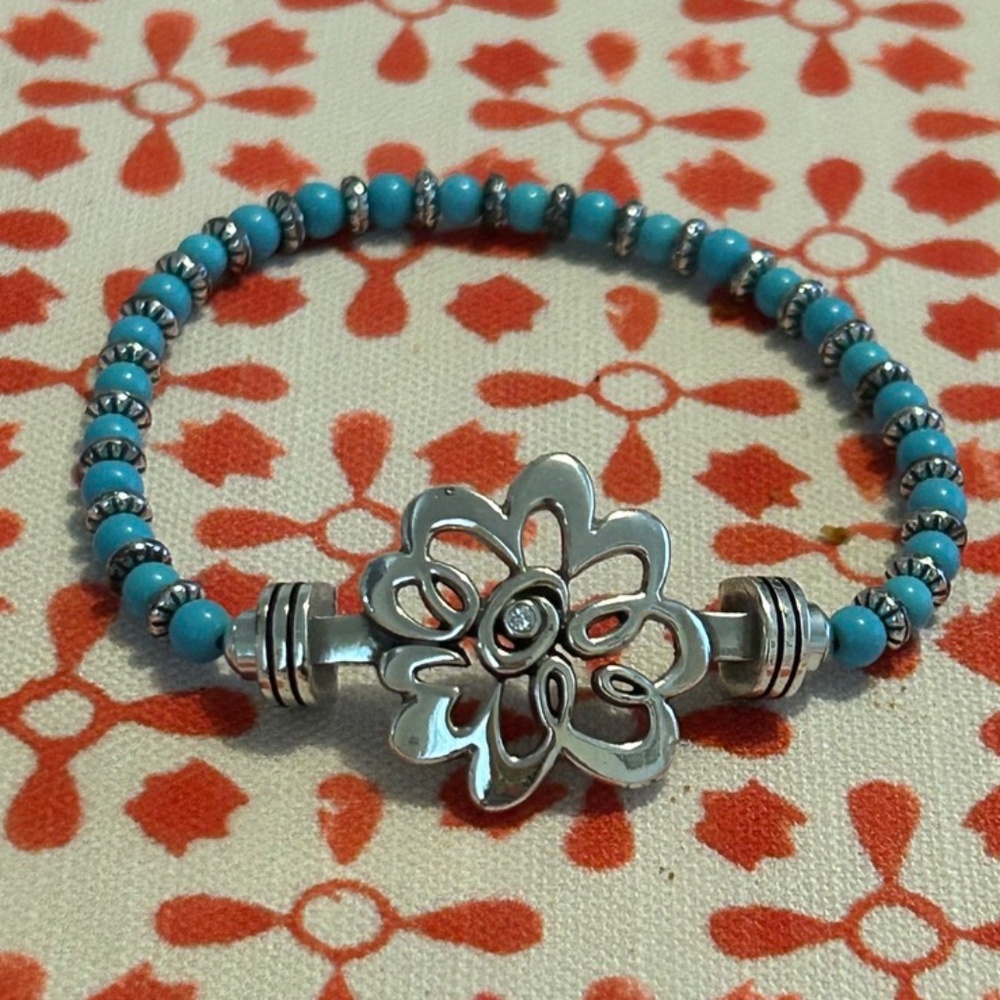 Brighton Turquoise Beaded Bracelet